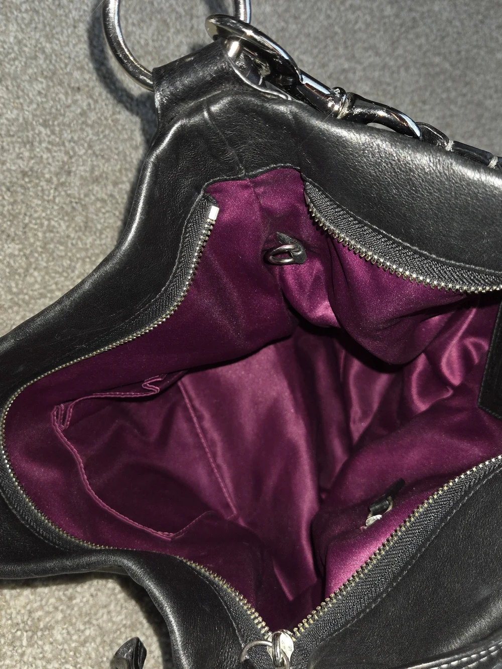 COACH black CARLY Bag